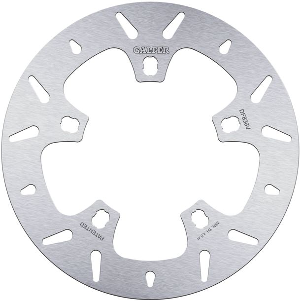 Brake disc Galfer DF838V ROUND with ECE R90 approval, rigid front 300x5mm (2 required) for Harley Davidson EV Livewire ABS FXSBSE CVO Breakout FXSE Pro Street 1800 / 1803 Year 2013 - 2022