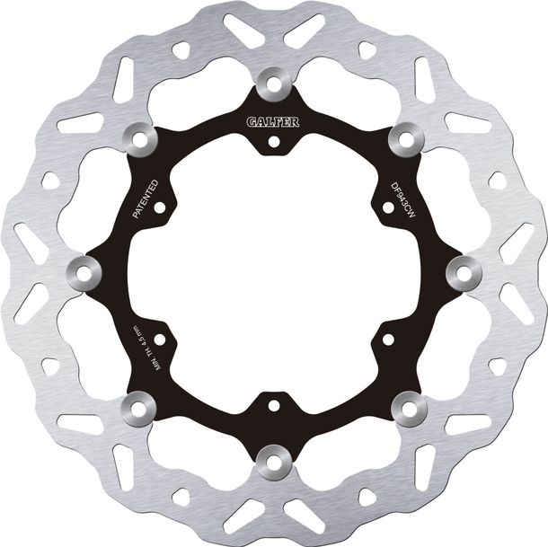 Remschijf Galfer DF943CW WAVE® met ECE R90-goedkeuring, zwevend voor 320x5mm (2 vereist) voor Husqvarna Norden, KTM Adventure R 790 - 901 ccm Bouwjaar 2019 - 2023