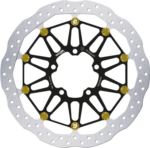 Remschijf Set Galfer 2x DF194JCW1G03 WAVE® FLOATECH ROAD met ECE R90-goedkeuring, zwevend voor 330x6mm voor Kawasaki ZX-10R 1000 ccm Bouwjaar 2016