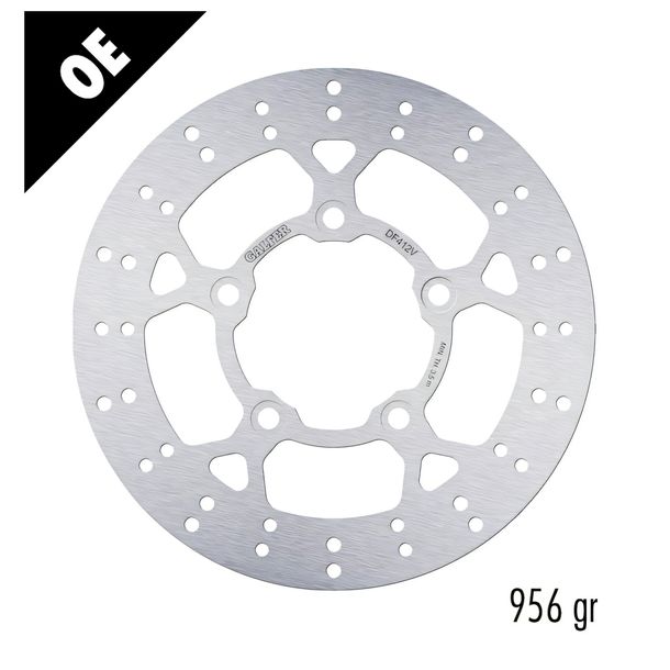 Bremsscheibe Set Galfer 2x DF412V ROUND mit ECE R90 Zulassung, starr vorne 260x4mm für Kymco People S i 250 / 300 ccm