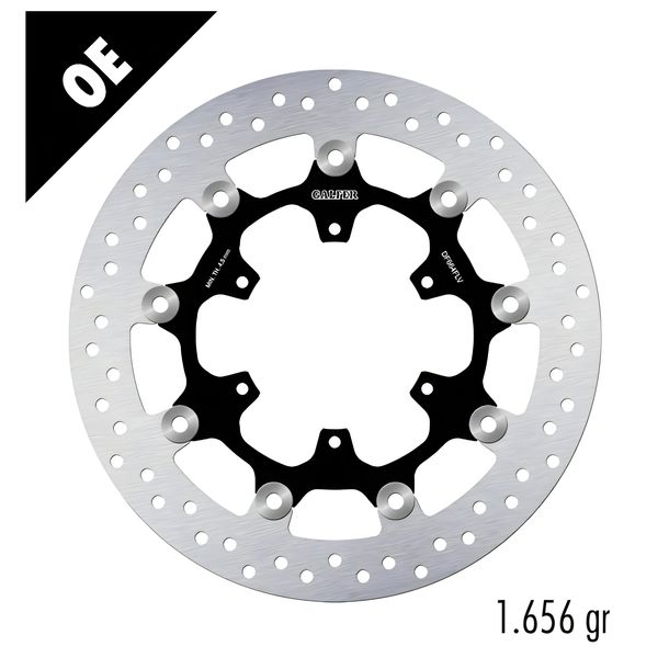Remschijf Set Galfer 2x DF664FLV ROUND met ECE R90 goedkeuring, zwevend voor 300x5mm voor BMW F GS ESA Adventure 700 - 900 ccm bouwjaar 2008 - 2025