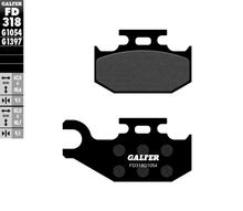 Bremsbeläge Set Galfer 2x FD318G1054 Semi-Metall vorne für Bombardier - Can-am Outlander 4x4 Max, Suzuki LT-F Eiger F 2x4 LT-A King Quad XXC XMR X XT