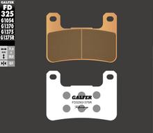 Bremsbeläge Set Galfer 2x FD325G1375R Sinter-Metall Racing SPORT vorne für Kawasaki Z SX, Suzuki GSX-R ZX-10R 400 - 1000 ccm Bj. 1978 - 2025
