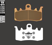 Bremsbeläge Set Galfer 2x FD475G1375R Sinter-Metall Racing SPORT vorne für Harley Davidson EV Livewire ABS Pan America 1250 / 1252 ccm Bj. 2019 - 2025
