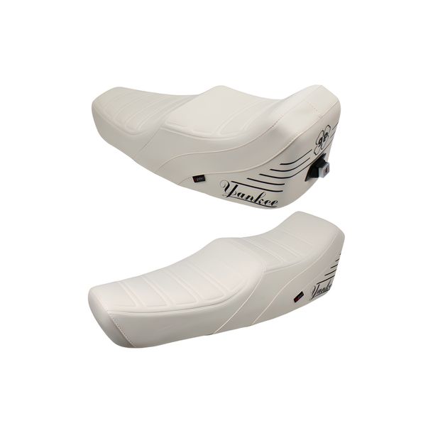 Nisa Yankee witte bank met slot voor Piaggio Vespa 50 - 125cc