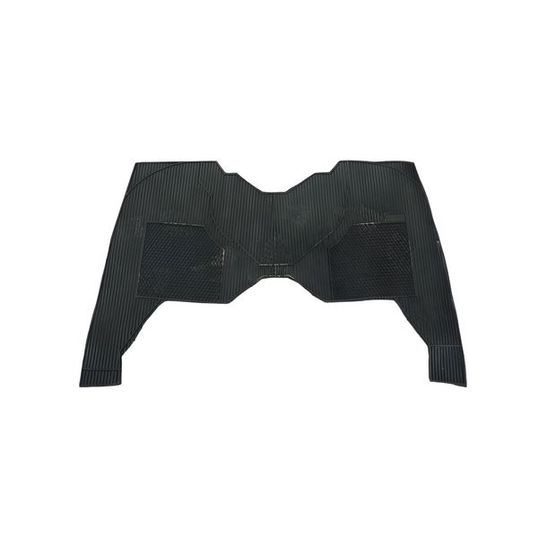 Alfombrilla de goma RMS para Piaggio Ape Mp, goma negra