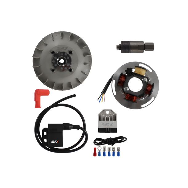 Kit d'allumage électronique Evok Ø 17 pour Piaggio Vespa GT/GL/Sprint/Super/VNA/VBA/VNB