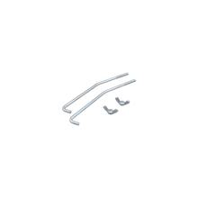 RMS Classic silver galvanised front luggage rack shield braces for Vespa PX 30 Years 2V MY T5 Classic Elest. E GS P X 1 V Lusso 50 - 200 ccm