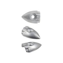 RMS Classic ribbed 30mm aluminium toe cap for Vespa Classic V15T V30T V1T V33T 125 ccm