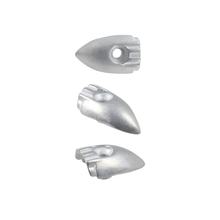 RMS Classic toe protector for Piaggio Vespa 125cc, aluminum, grooved