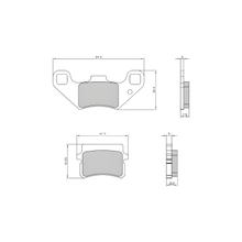 Plaquettes de frein RMS Organic pour Govecs S1.5 avant/arrière