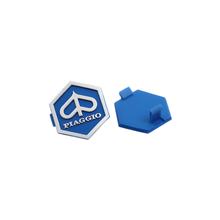 Emblem RMS Classic 32x37mm modrá plast r.o252970 pro Vespa Classic N Plurimatic V5P2T FL PK XLS V5S2T PX MY HP V5N2T V5N1T T5 Elest. E GS P X XL V5X5T