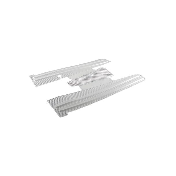 Tapis en caoutchouc blanc RMS Classic pour Piaggio Vespa Px 125 - 150-200cc