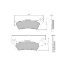Plaquettes de frein RMS Organic pour Suzuki GSX-S GSX-R 125 ccm Année 2017 - 2022