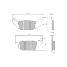 Plaquettes de frein RMS Organic pour Yamaha Tricity MWD 125 - 300 ccm