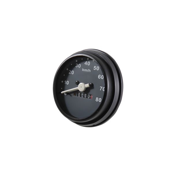Tacho RMS Classic 70mm schwarz für Piaggio Vespa PK 50 – Bild 2