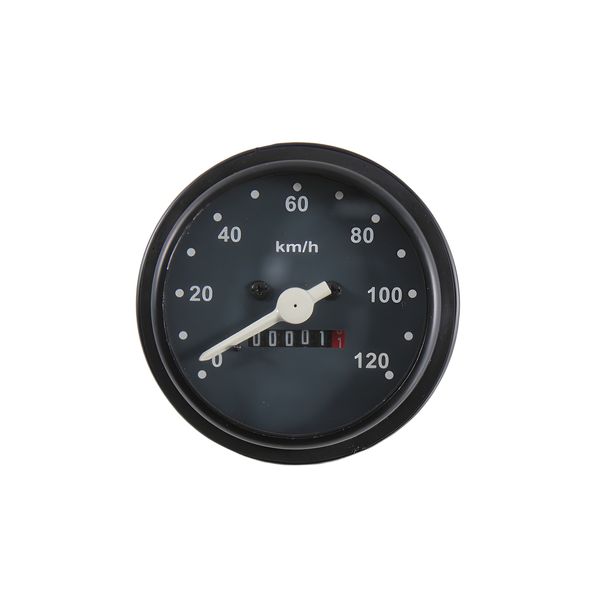 RMS Classic speedometer 70mm black, white for Piaggio Vespa PK 50 - 125