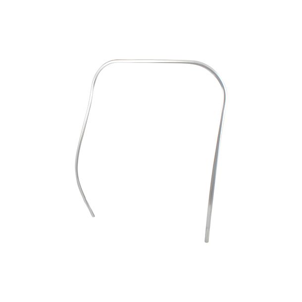 RMS Classic aluminum silver windshield strip for Piaggio Vespa GTR-Sprint 125/150cc