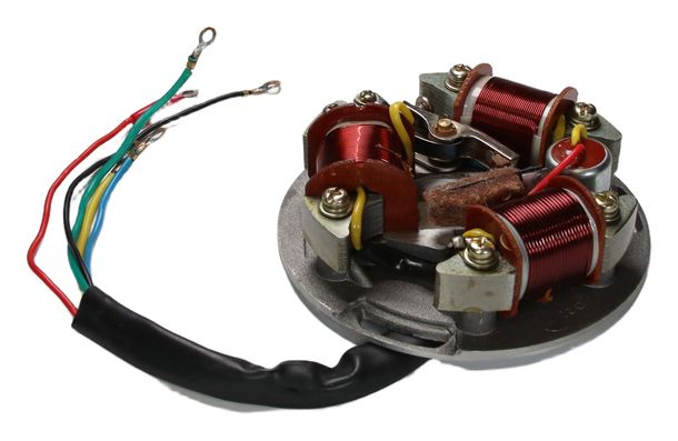 Estator RMS Classic para Piaggio Vespa Sprint 150 cc, 6 V, 4 cables, 3 polos