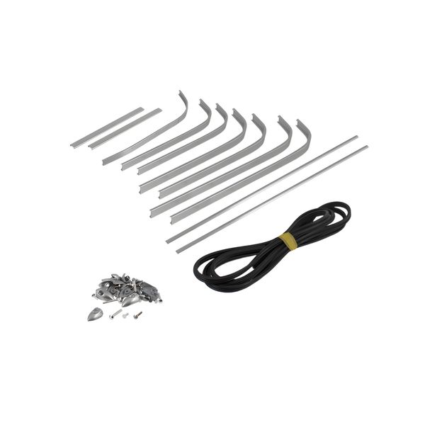 Tirantes de estribo RMS Classic para Piaggio Vespa 125 V30-V33 aluminio, goma