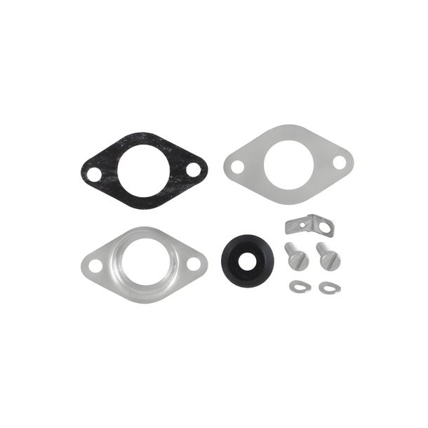 Kit de plaques de montage de câbles pour boîtier de volant RMS Classic en argent poli pour Lambretta LI/LIS/SX/TV/DL/GP