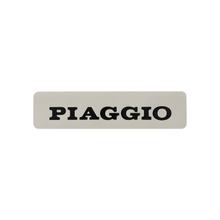 Emblem RMS Classic für Piaggio Aluminium 115x28mm schwarz, grau