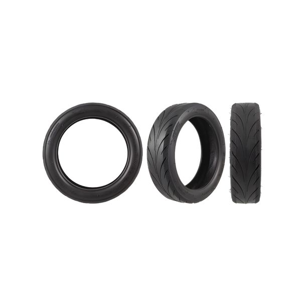Pneus tubeless noirs Mogo 10x2.5 pour trottinette électrique