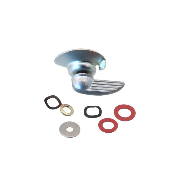 Reparaturblech Motordeckelhebel RMS Classic Aluminium für Vespa 50 N V5A1T, 50 S V5SA1T, 90 V9A1T