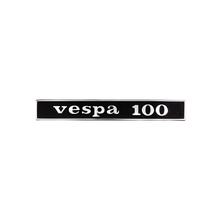 RMS Classic 132x17mm aluminium embleem voor Piaggio Vespa 100cc