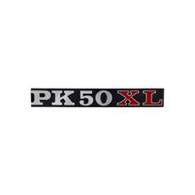 RMS Classic embleem voor Vespa PK 50 XL 128mm aluminium zwart, zilver, rood
