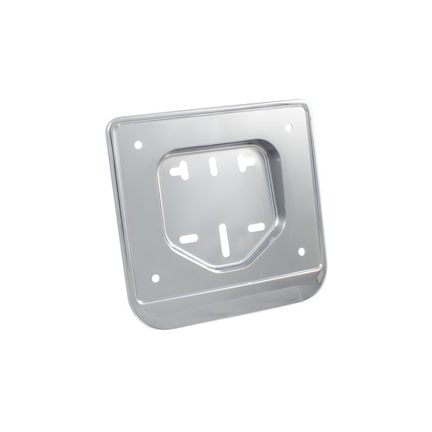 Kennzeichenhalter RMS Classic 155x150mm verchromt für Vespa Classic N Plurimatic V5P2T Super Sprint V9SS1T Revival FL V9A1T P ETS Elestart VMS1T PK S