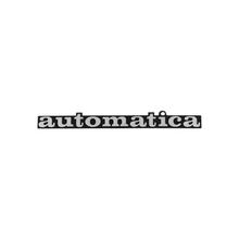 RMS Classic embleem voor Piaggio Automatica aluminium zwart, zilver