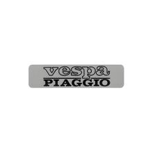 RMS Classic embleem voor Piaggio Vespa 115x28mm zwart, grijs