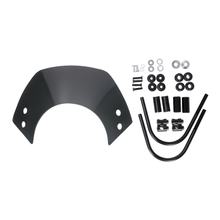 101_Octane kortgetint windscherm 11x30cm met houder voor Vespa GT, GTS