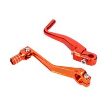 Schalthebel Kickstarter Set 101_Octane klappbar Aluminium orange für Simson S50, S51, S53, S70, S83