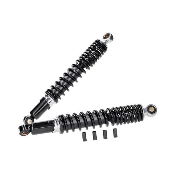 Stoßdämpfer Satz 101_Octane 340mm schwarz universal für Gilera EC1, Herkules Zenith LM LN Honda Metropolitan Kreidler Florett LF-F Fußschaltung Flory