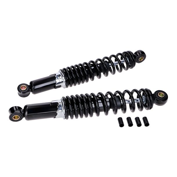 Stoßdämpfer Satz 101_Octane 310mm schwarz universal für Gilera EC1, Herkules Zenith LM LN Honda Metropolitan Kreidler Florett LF-F Fußschaltung Flory