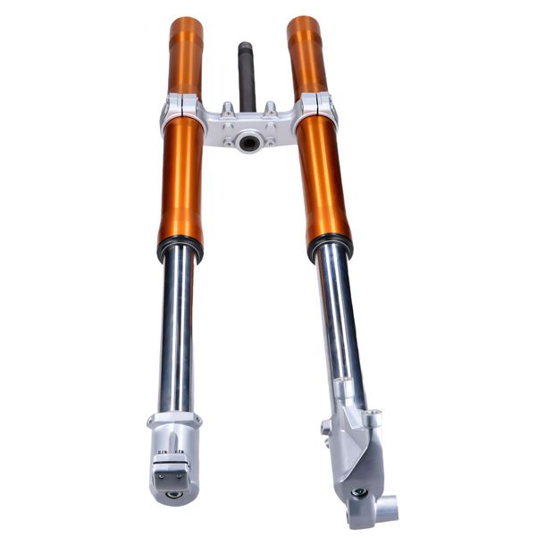 Fourche inversée 101_Octane 860mm complète, anodisée or pour Rieju MRT PRO 50 / 125 Année de fabrication 2009 - 2015