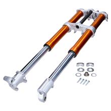 Teleskopická vidlice 101_Octane Upside Down 860mm kompletní, zlatě eloxovaná pro Rieju MRT PRO 50 / 125 r. v. 2009 - 2015