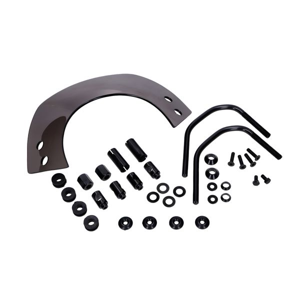 Parabrisas polarizado corto 101_Octane 11x30 cm para Vespa Primavera 50, 125, 150
