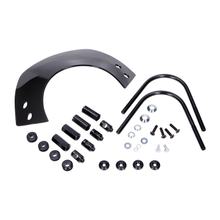 101_Parabrezza corto Octane 11x30cm con staffa per Vespa Keyless GTS 125, 300 2023