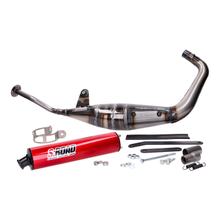 Auspuffanlage MVT S-Road Low Mount mit Zulassung für Minarelli AM