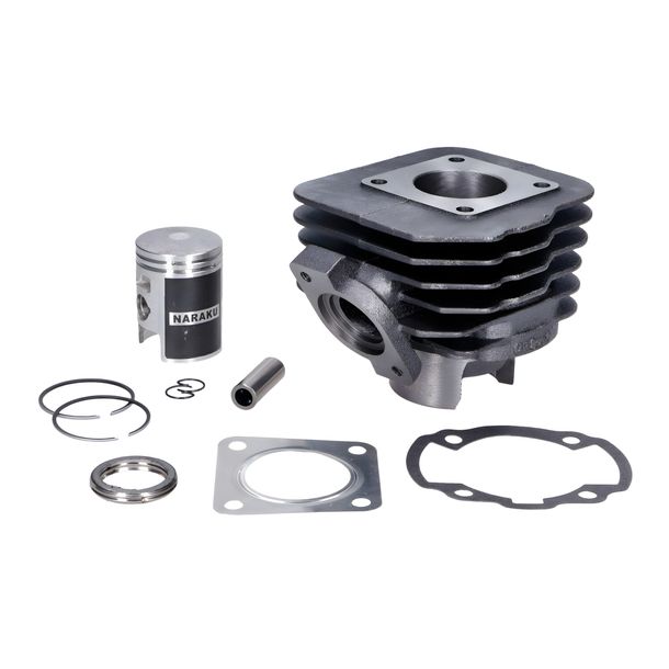 Kit de cilindros Naraku V.2 de hierro fundido gris de 50 cc para Kymco, SYM, Honda, Daelim