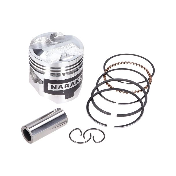 Piston set Naraku V.2 50cc 39.00mm, 8734660001 for Piaggio 4T 4V