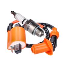 Zestaw do modernizacji zapłonu Naraku High Output cewka zapłonowa 1-pin i świeca zapłonowa irydowa do Minarelli 2T