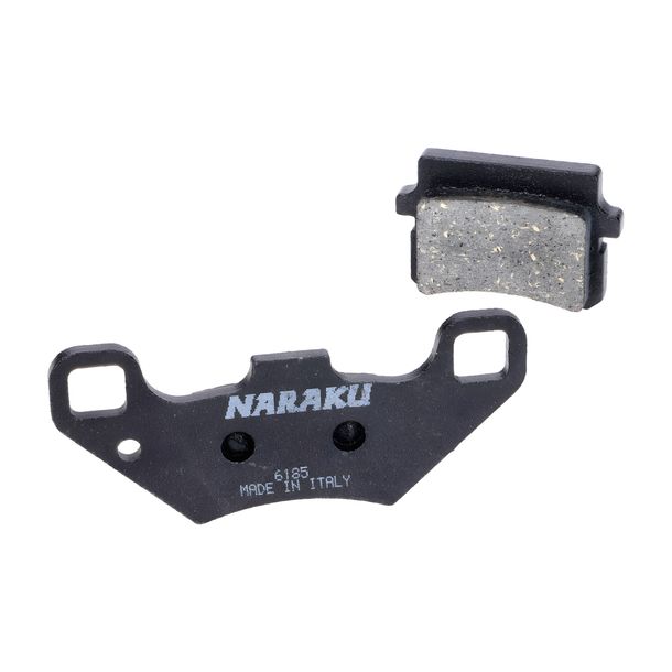 Naraku organic brake pads 48mm/85mm for Peugeot XR7, Motorhispania 10 SM, TGB Blade