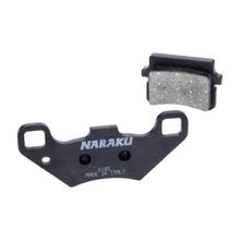 Plaquettes de frein organiques Naraku 48mm/85mm pour Peugeot XR7, Motorhispania 10 SM, TGB Blade