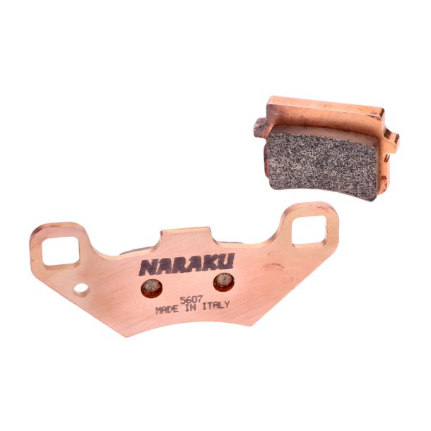 Pastiglie freno Sinter Naraku 48mm/85mm per Peugeot XR7/XP7, Motorhispania 10 SM/Enduro, TGB Blade