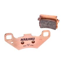 Plaquettes de frein Sinter Naraku 48 mm/85 mm pour Peugeot XR7/XP7, Motorhispania 10 SM/Enduro, TGB Blade