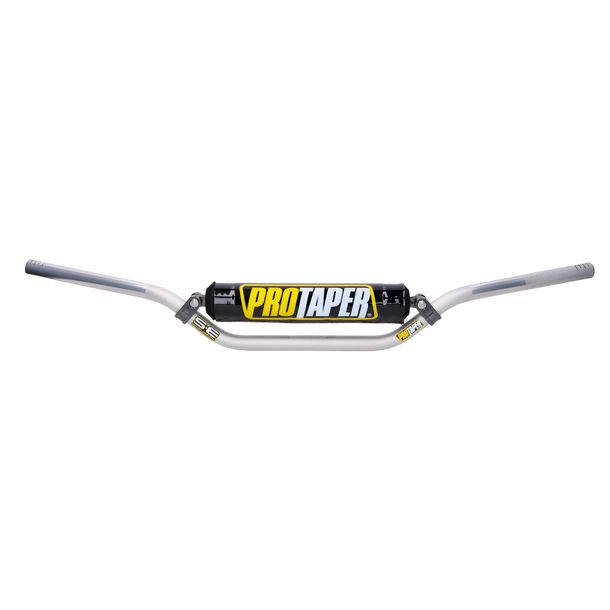 Guidon argenté ProTaper SE Seven Eighths 22 mm/95 mm/800 mm pour Aeon Revo, Aprilia Mini RX Entry Quasar 1 Derbi DFW Fantic Motor Caballero Performance